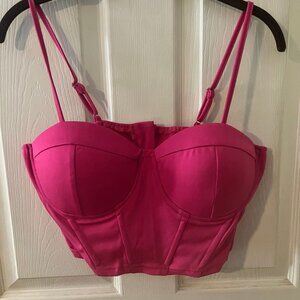 Sexy Bustier Crop Cami Top New Never Worn Without Tags